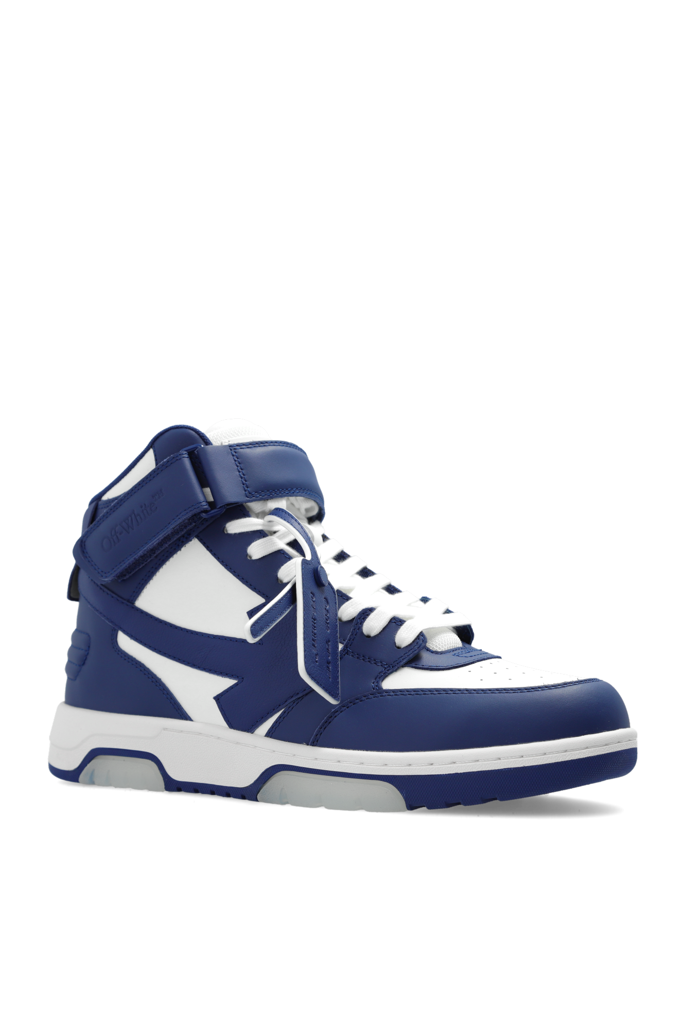 Navy blue 'Out Of Office' high-top sneakers Off-White - Vitkac Canada